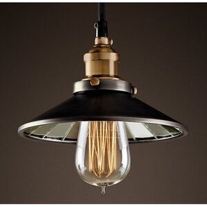Restoration Hardware Filament
Reflector Shade Pendant Light